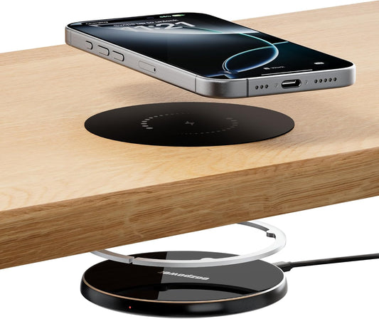 Invisible Under-Desk Wireless Charger
